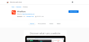 best free chrome extensions whatruns