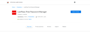 best free chrome extensions lastpass