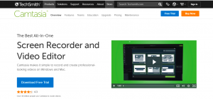 the best free screen recording software camtasia