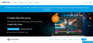 the best free screen recording softwares screenflow