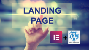 building a landing page with elementor featured