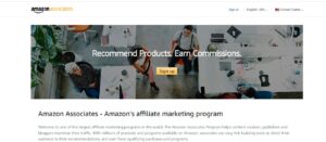 create an amazon affiliate website associate